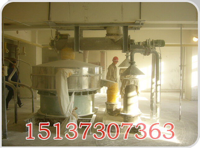 螺旋卸料机+旋振筛